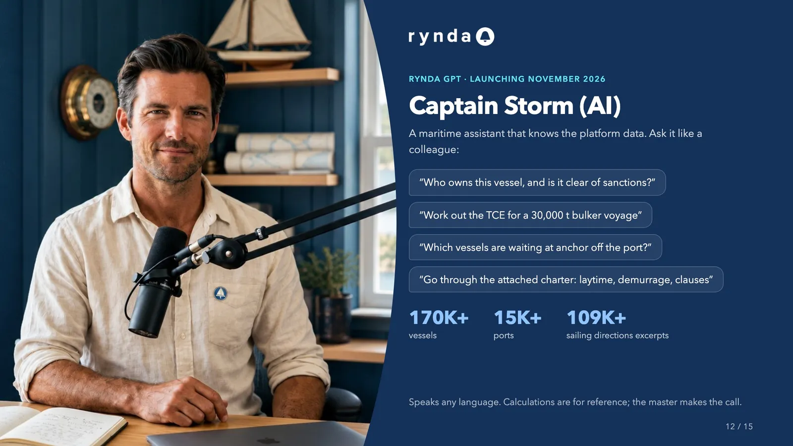 Captain Storm: the AI assistant